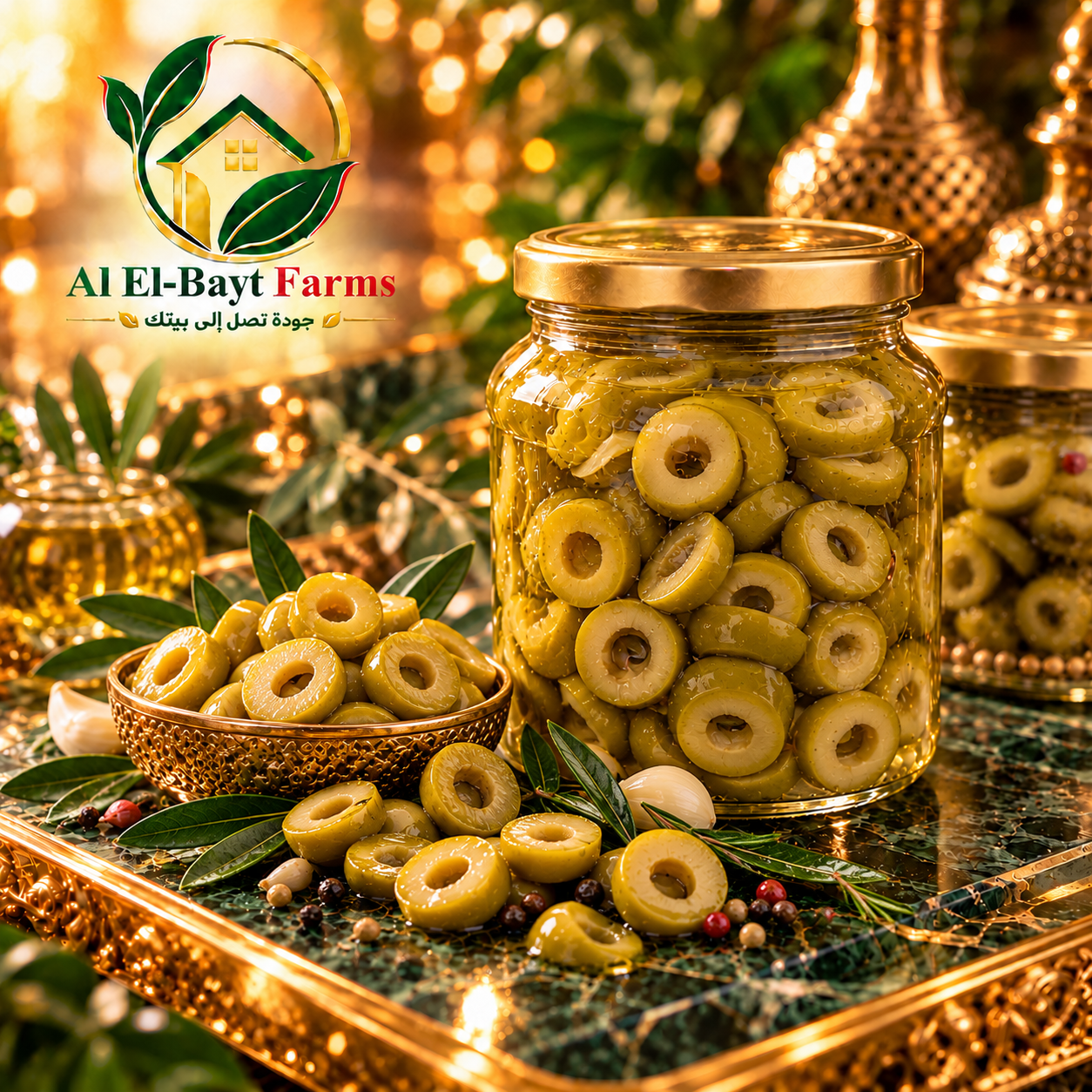 زيتون اخضر شرائح